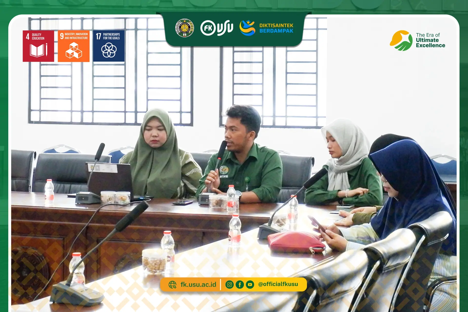 Fakultas Kedokteran USU Ikuti Roadshow Sosialisasi Sinkronisasi SINTA untuk Civitas Akademika dari DITP3I